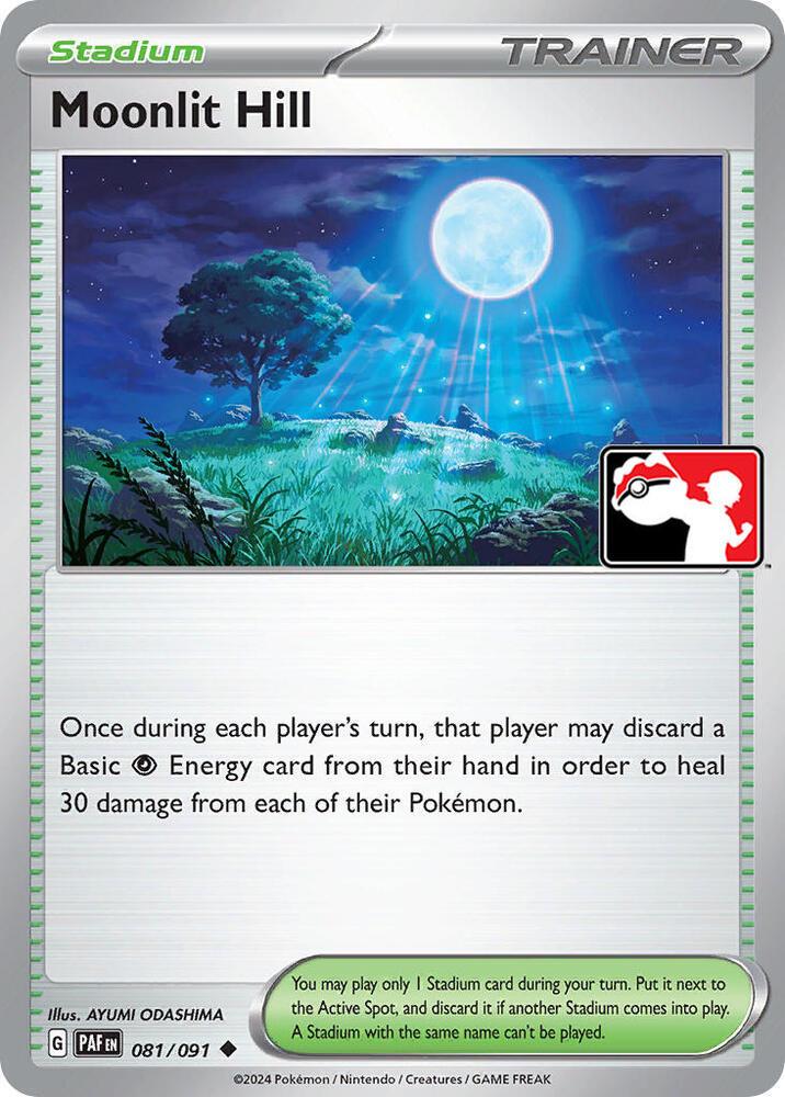 Paldean Fates Moonlit Hill [Prize-Pack] Pokémon card
